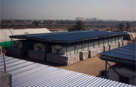 LSA STEEL OVERHEAD PROTECTION ROOFING, MOSUL