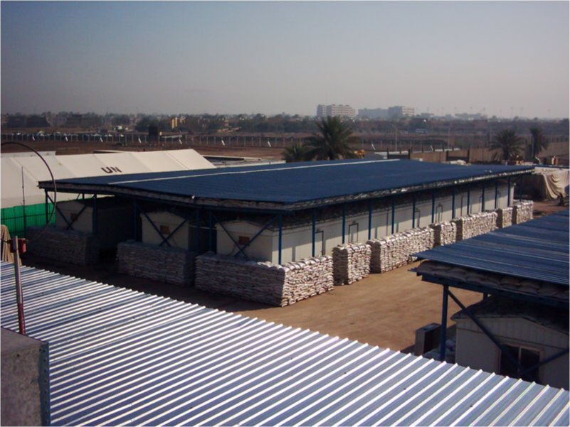 LSA STEEL OVERHEAD PROTECTION ROOFING, MOSUL